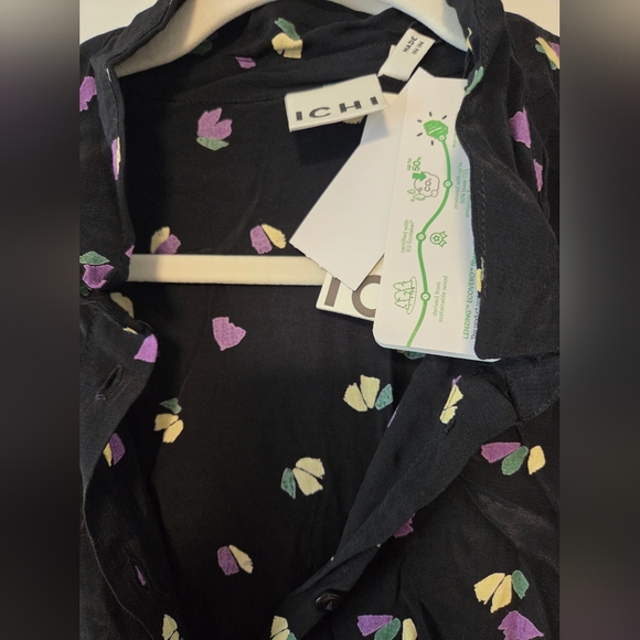 NWT Ichi Ilhelima Midi Floral Dress - Picture 5 of 5